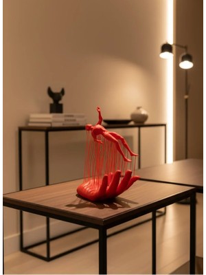 Elektronikçim El Insan Figürü Kırmızı