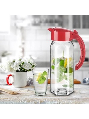 Elektronikçim Cam Sürahi Ala Jug 1500 ml