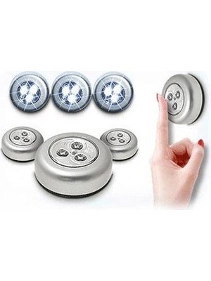 Elektronikçim Kablosuz Spot Dokunmatik Lamba (3 Adet)