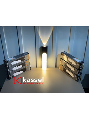 Kassel Aydınlatma Cata CT-7067 10W Hawai LED Aplik Günışığı Renk Dış -Iç Mekan Mekan Dekoratif Aplik