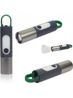 Elektronikçim El Feneri Kamp Lambası 750 Lümen Şarjlı Type-C