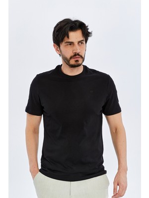 Süvari O Yaka Basic T-Shirt TS1014000475 Siyah
