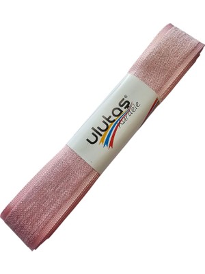 Kadife Efektli Kurdele 2.5 cm 5 Metre Açık Pembe Renk ( Ulutaş Marka )