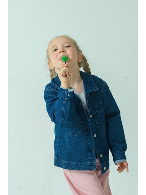 Alg KIZ ÇOCUK KOT CEKETLİ TAKIM - 3 PARÇA KOMBİN (Bir Beden Büyük Önerilir)