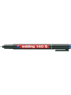 Kitabevimden Edding Asetat Kalemi (10 Adet)Permanent S Seri 0.3 mm Mavi 140 S