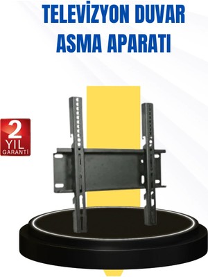 Elektronikçim LED Tv Askı Aparatı 32-42 Inç Uyumlu Sağlam Çelik Kompakt Tasarım