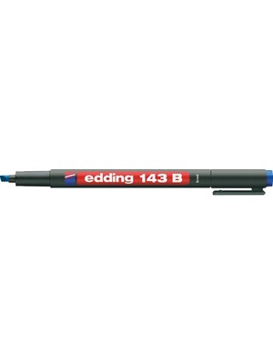 Kitabevimden Edding Asetat Kalemi(10 Adet) Permanent B Seri 1-3 mm Mavi 143 B