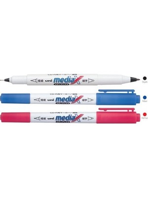 Kitabevimden Uni-Ball Asetat Kalemi Mediax Cd-R 0.4-0.9 mm Kırmızı PD-153T-10-LI-PKT