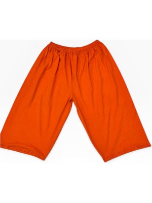  oversize pamuk penye kapri şort – büyük beden