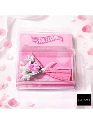 Star Cast Love Flowers Mini Çiçek Buketi – Özel Gün Hediyesi - Pembe Çiçek Buketi