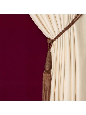 Mefaks Tekstil Damla Model Kordon Sarım Braçol Kahverengi