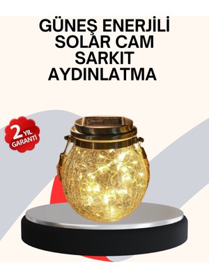 Misim Home Dekoratif Solar Cam Şişe LED Lamba Gün Işığı Renk - AA002X-7OCA75