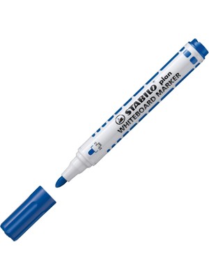 Kitabevimden Stabilo Tahta Kalemi  ( 10 Adet) Plan Yuvarlak Uçlu 2.5-3.5 mm Mavi 641/41