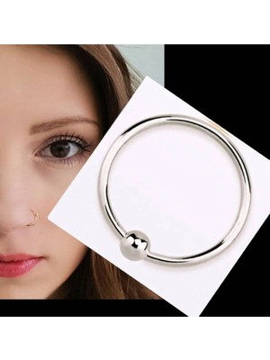 Begonia Accessories 925 Ayar Gümüş Tek Top Halka Hızma Şıklık Sunar