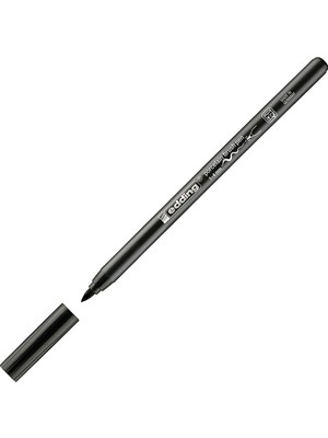Kitabevimden Edding Porselen Kalemi (10 Adet)Fırça Uçlu 1 Mm- 4 mm Siyah 4200
