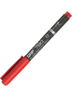 Kitabevimden Hi-Text Asetat Kalemi Permanent M Seri Kırmızı 780