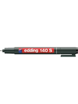 Kitabevimden Edding Asetat Kalemi (10 Adet)Permanent S Seri 0.3 mm Siyah 140 S