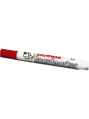 Kitabevimden Snowman Tahta Kalemi Yuvarlak Uçlu Kırmızı Bg-12-12 Li Paket-12-Lı-Pkt