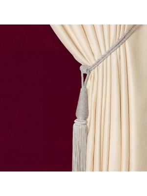 Mefaks Tekstil Damla Model Kordon Sarım Braçol Açık Gri