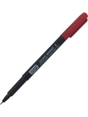 Kitabevimden Cassa Asetat Kalemi Permanent Marker  (12 Li)S Seri Kırmızı (Sadece Kırmızı) 8726