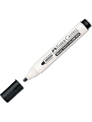 Kitabevimden Faber-Castell Beyaz Tahta Kalemi W20 Siyah 10 Lu