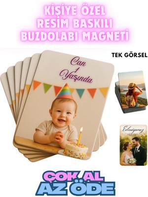 spldizayn Resim Baskılı Buzdolabı Magneti