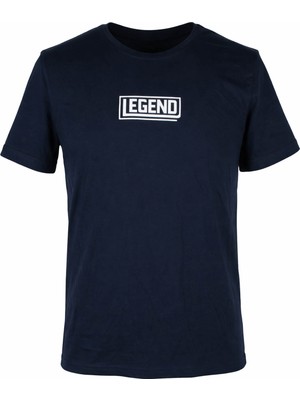 Trender 26Y595000004 Lacivert Erkek T-Shirt Legend O Yaka