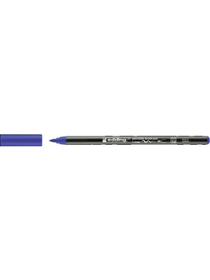 Kitabevimden Edding Porselen Kalemi (10 Adet)Fırça Uçlu 1 Mm- 4 mm Mavi 4200
