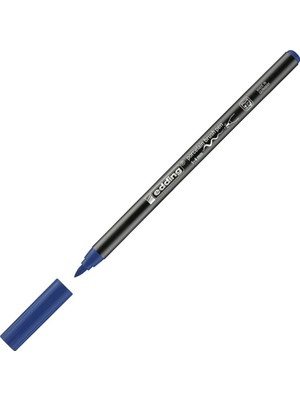 Kitabevimden Edding Porselen Kalemi Fırça Uçlu 1-4 mm Çelik Mavisi 4200-10-PKT