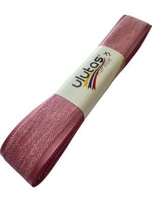 Kadife Efektli Kurdele 2.5 cm 5 Metre Koyu Pudra Renk ( Ulutaş Marka )