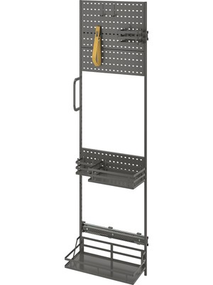 IKEA Gri Modern Mutfak Dolabı 140 cm