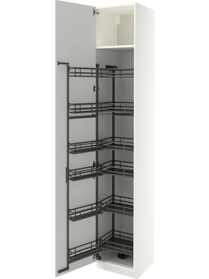 IKEA Gri Fonksiyonel Mutfak Dolabı 60X60X220 cm