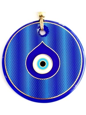 Ieg™ Gold Yaldızlı Damla Göz Şekilli Cam Nazar Boncuğu Duvar Süsü