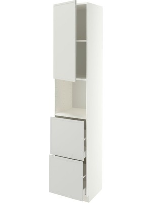 IKEA Gri Kullanışlı Mutfak Dolabı 60X60X200 cm