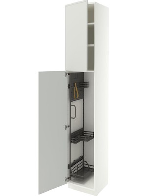 IKEA Gri Şık Mutfak Dolabı 60X60X220 cm