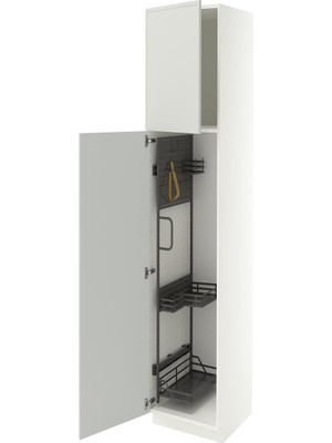 IKEA Gri Fonksiyonel Mutfak Dolabı 60X60X200 cm