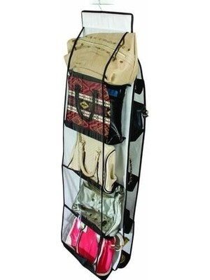 Elektronikçim 10 Bölmeli Dolap Içi Şeffaf Çanta Organizeri