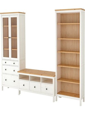 IKEA Beyaz Modern Tv Ünitesi 326X197 cm