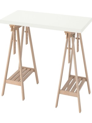IKEA Beyaz Kullanışlı Çalışma Masası 120X60 cm