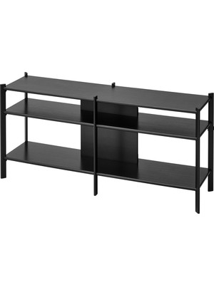 IKEA Siyah Pratik Tv Ünitesi 160X40X49 cm
