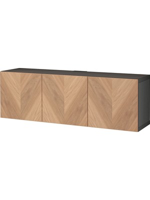 IKEA Venge Şık Tv Ünitesi 180X42X38 cm