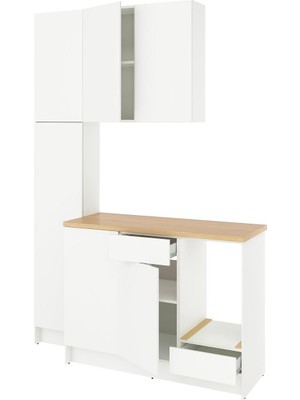 IKEA Beyaz Fonksiyonel Mutfak Dolabı 240X61X220 cm