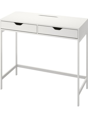 IKEA Beyaz Kullanışlı Çalışma Masası 132X58 cm