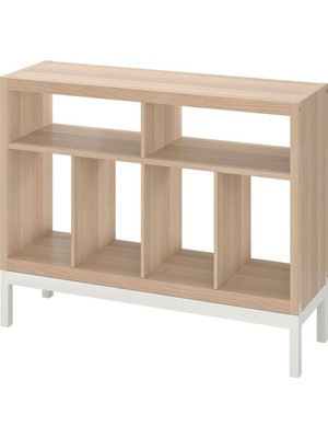 IKEA Meşe Kullanışlı Tv Ünitesi 147X39X78 cm