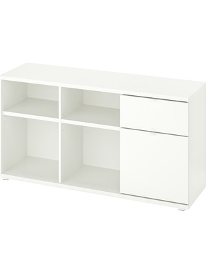 IKEA Beyaz Dayanıklı Tv Ünitesi 146X37X50 cm