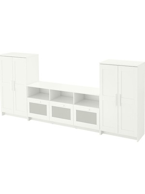 IKEA Beyaz Modern Tv Ünitesi 336X41X95 cm