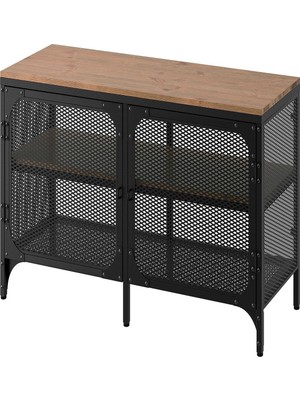IKEA Siyah Kullanışlı Tv Ünitesi 100X36X54 cm