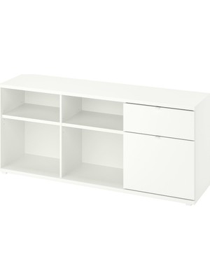 IKEA Beyaz Şık Tv Ünitesi 176X37X50 cm
