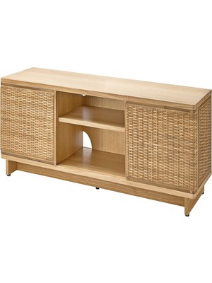 IKEA Beyaz Dayanıklı Tv Ünitesi 157X41X49 cm