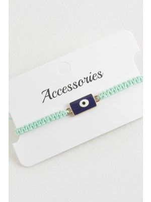 Marsilyan Dikdörtgen Makrome Örgülü Bileklik